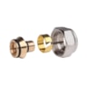 Compression fittings for Alupex tubings, G 3/4", 16x2.25, Nickel plated