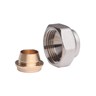 Compression fittings for steel and copper tubings, G 3/4", 12, Nickel plated