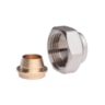 Compression fittings for steel and copper tubings, G 3/4", 12, Nickel plated