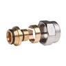 Compression fittings for PEX plastic tubings, G 3/4", 20x2.5, Nickel plated