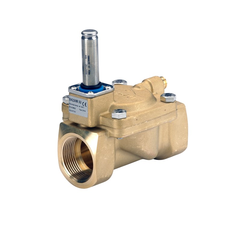 EV220B 15-50 solenoid valve without coil DN32 Brass G 1 1/4 NC | EV220B — двухходовые электромагнитные клапаны для общей промышленности | официальный сайт Danfoss Россия