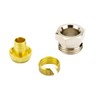Compression fittings for PEX plastic tubings, G 1/2" A, 14x2, Nickel plated