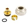 Compression fittings for Alupex tubings, G 3/4", 14x2, Nickel plated
