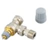 Radiator Valves, RA-FS, Bi-directional, DN 15, Angle, GB, Nickel plated