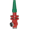 Check and stop valve, SCA-X 15, Durchflussrichtung: Eck, Standardmäßiger Anschluss: EN 10220