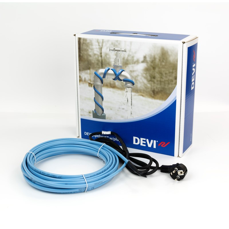 DEVIpipeheat W PLUG 10m 98300075 R PS | Cаморегулируемые нагревательные кабели для системы антиобледенения и обогрева продуктопроводов | официальный сайт Danfoss Россия