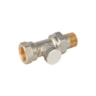 Lockshield Valves, RLV-S, DN 15, Straight, With o-ring, Internal thread Lockshield Valves, RLV-S, DN 15, Straight, With o-ring, Internal thread