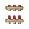 Manifold FHR, BRASS||BRASS, Number of heating manifold connections [loops] [Max]: 3, 10 bar