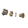 Compression fittings for Alupex tubings, G 1/2" A, 16x2, Nickel plated