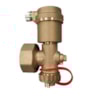 End section with automatic air vent and drainage End section with automatic air vent and drainage