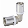 FH Pipes, Fittings, 90 degree press fitting, 16.0 mm, 16.0 mm, 0.0 mm