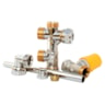 Swedish manifold assemblies, RA-K-VB/U straight, 300 mm, Purmo; Halrad; Altech; Curant