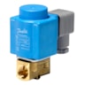 Solenoid valve, EV210B, Function: NC, G, 3/8, 0.550 m³/h, FKM