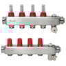 Manifold SSM-F, Rustfrit stål, Antal varmekredse: 4, 6 bar Manifold SSM-F, Rustfrit stål, Antal varmekredse: 4, 6 bar