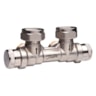 H-piece valves, RLV-KDV, 20, Angle left