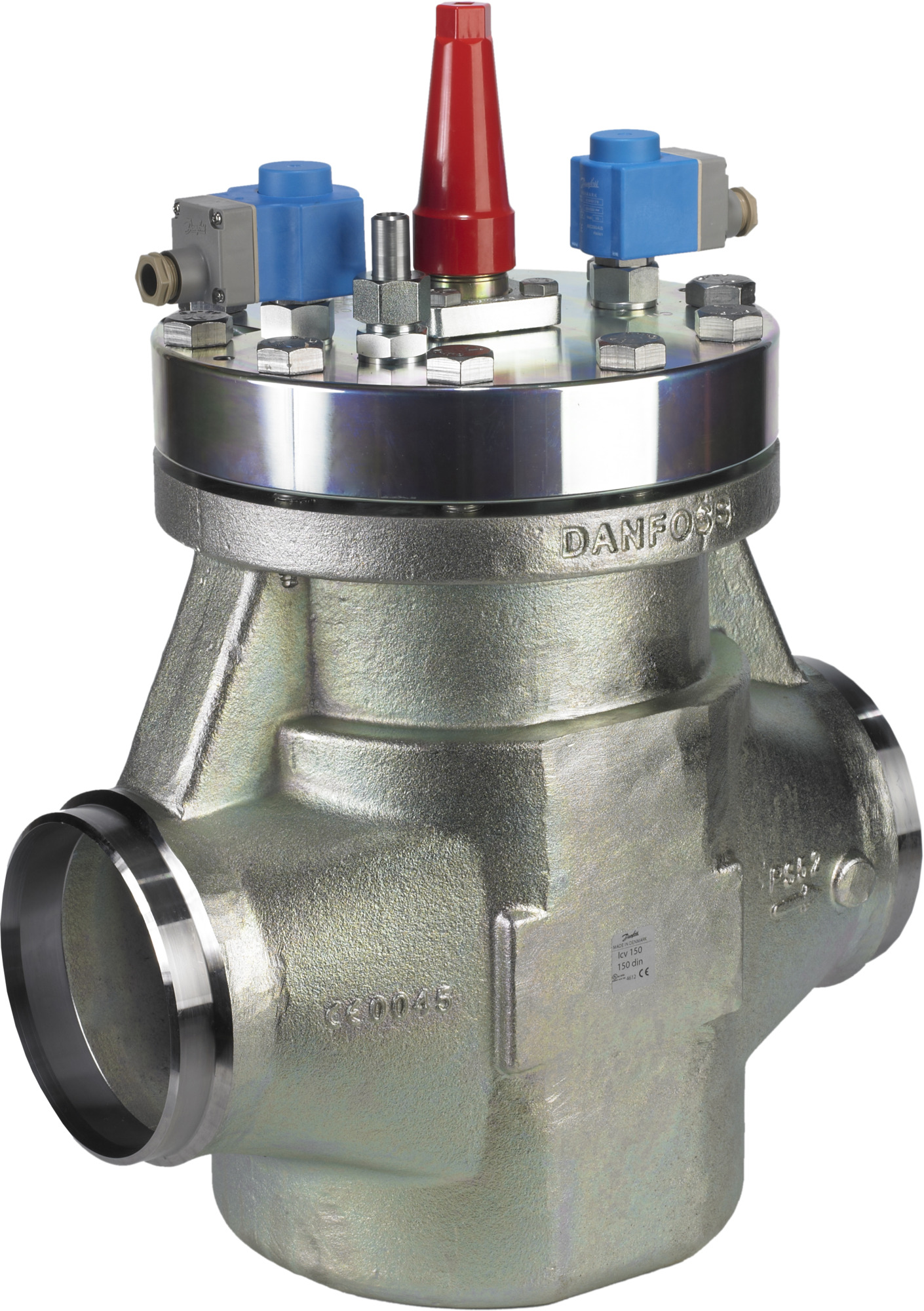 2-step solenoid valve, ICLX 100, 100 mm, Butt weld | Danfoss