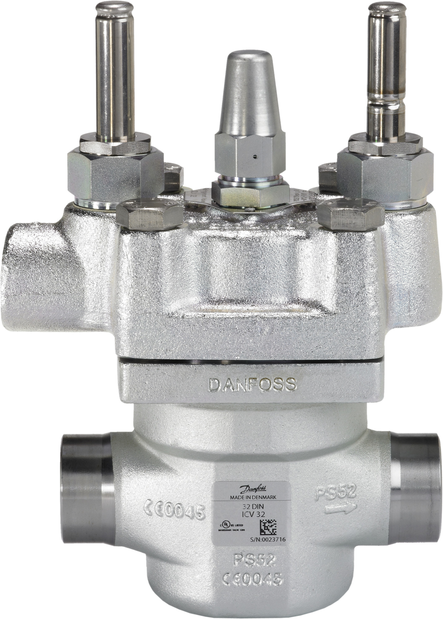 2-step solenoid valve, ICLX 32, 32 mm, Butt weld | Danfoss Climate