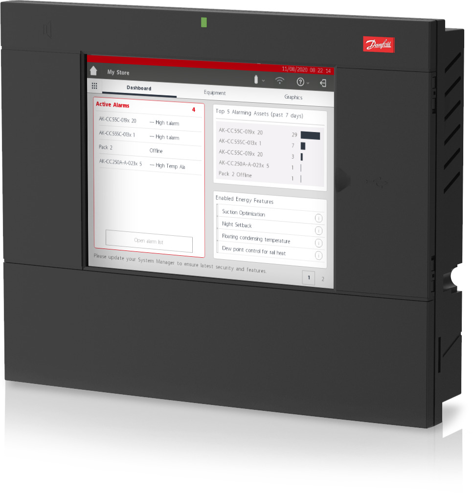 System manager, AK-SM 820A | Danfoss Climate Solutions