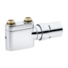 VHX sets (living design), VHX-DUO, RAX, Recht, dubbele 50mm-aansluiting, Chroom VHX sets (living design), VHX-DUO, RAX, Recht, dubbele 50mm-aansluiting, Chroom