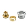 Złączki zaciskowe do rur plastikowych PEX, G 1/2" A, 16x2, Chromowany Złączki zaciskowe do rur plastikowych PEX, G 1/2" A, 16x2, Chromowany