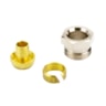Złączki zaciskowe do rur plastikowych PEX, G 1/2" A, 14x2, Niklowany Złączki zaciskowe do rur plastikowych PEX, G 1/2" A, 14x2, Niklowany