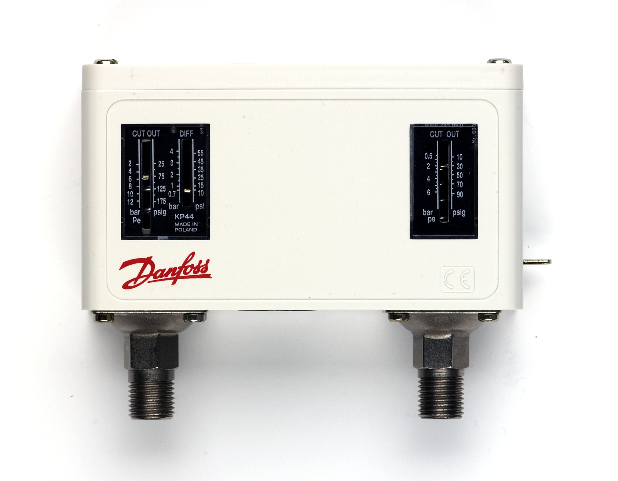 Danfoss KP / KPI / KP44 – presostaty chłodnicze i pompowe