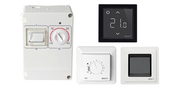 Room thermostats for electric heating