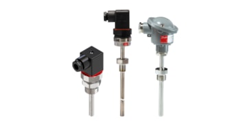 Insertion temperature sensors