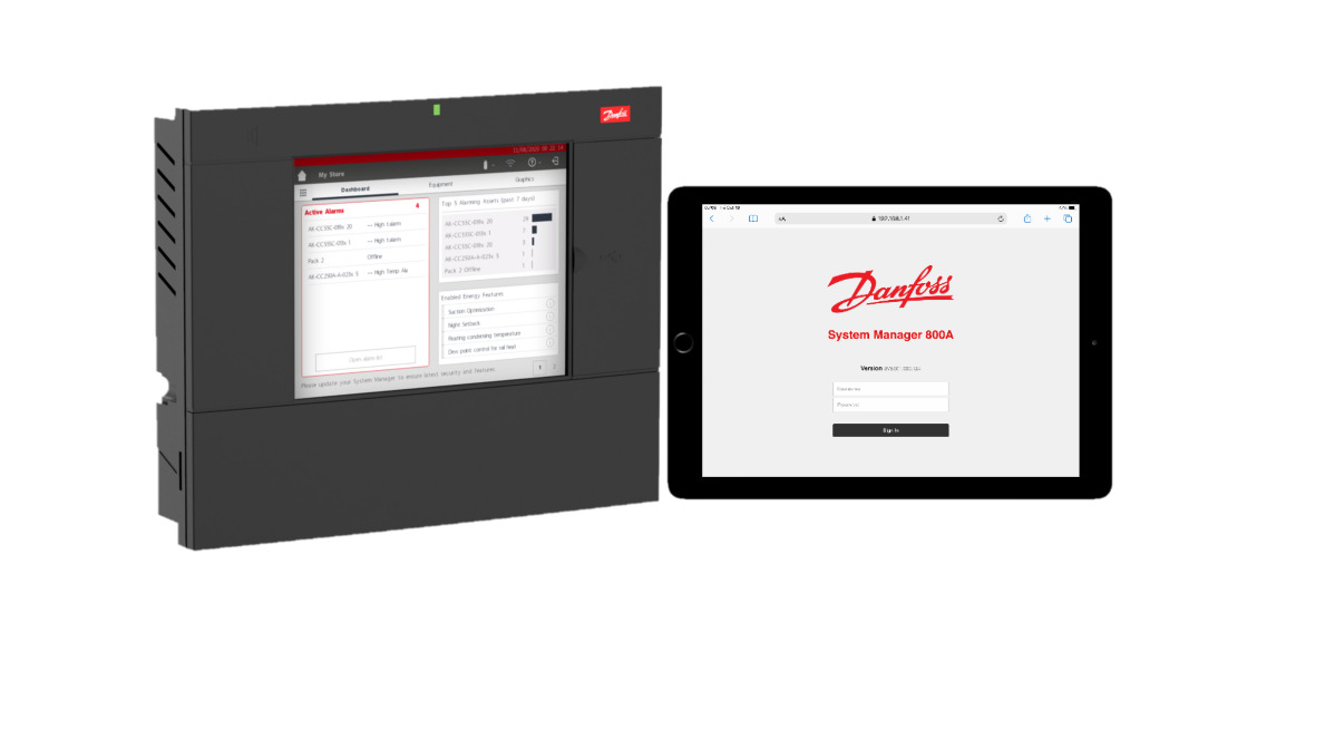 System manager, AK-SM 850A | Danfoss Climate Solutions Design Center