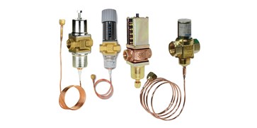 Water valves - thermostatically and pressure controlled