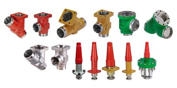 Components for Stop and shut -off Valves for Industrial Refrigeration