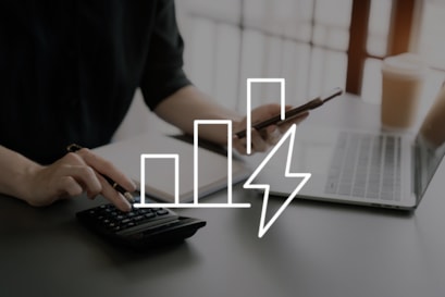 calculations- calculator and laptop